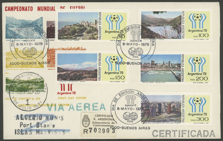Lot 945 - Argentina general issues - Guillermo Jalil - Philatino Auction # 2348 ARGENTINA: General auction with material of all periods, including rarities Lot 945 - Argentina general issues - Guillermo Jalil - Philatino Auction # 2348 ARGENTINA: General auction with material of all periods, including rarities