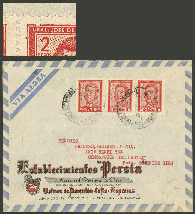 Lot 1441 - Argentina postal history - Guillermo Jalil - Philatino Auction # 2348 ARGENTINA: General auction with material of all periods, including rarities Lot 1441 - Argentina postal history - Guillermo Jalil - Philatino Auction # 2348 ARGENTINA: General auction with material of all periods, including rarities