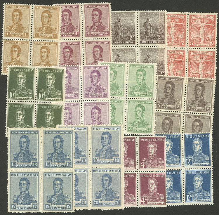 Lot 1497 - Argentina Lots and Collections -  Guillermo Jalil - Philatino Auction # 2348 ARGENTINA: General auction with material of all periods, including rarities