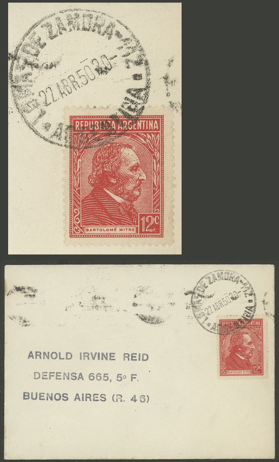 Lot 1402 - Argentina postal history -  Guillermo Jalil - Philatino Auction # 2348 ARGENTINA: General auction with material of all periods, including rarities