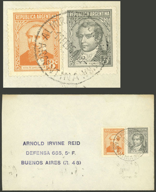 Lot 1397 - Argentina postal history -  Guillermo Jalil - Philatino Auction # 2348 ARGENTINA: General auction with material of all periods, including rarities