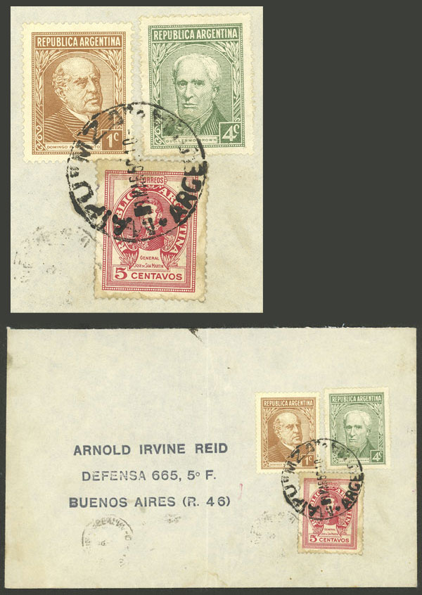 Lot 1398 - Argentina postal history -  Guillermo Jalil - Philatino Auction # 2348 ARGENTINA: General auction with material of all periods, including rarities