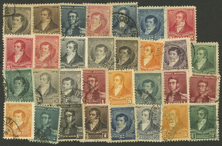 Lot 1492 - Argentina Lots and Collections -  Guillermo Jalil - Philatino Auction # 2348 ARGENTINA: General auction with material of all periods, including rarities
