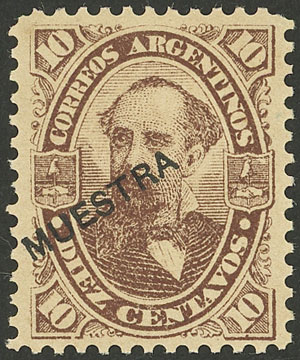 Lot 227 - Argentina general issues -  Guillermo Jalil - Philatino Auction # 2348 ARGENTINA: General auction with material of all periods, including rarities