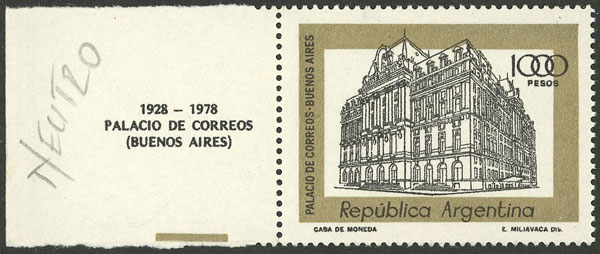 Lot 940 - Argentina general issues - Guillermo Jalil - Philatino Auction # 2348 ARGENTINA: General auction with material of all periods, including rarities Lot 940 - Argentina general issues - Guillermo Jalil - Philatino Auction # 2348 ARGENTINA: General auction with material of all periods, including rarities