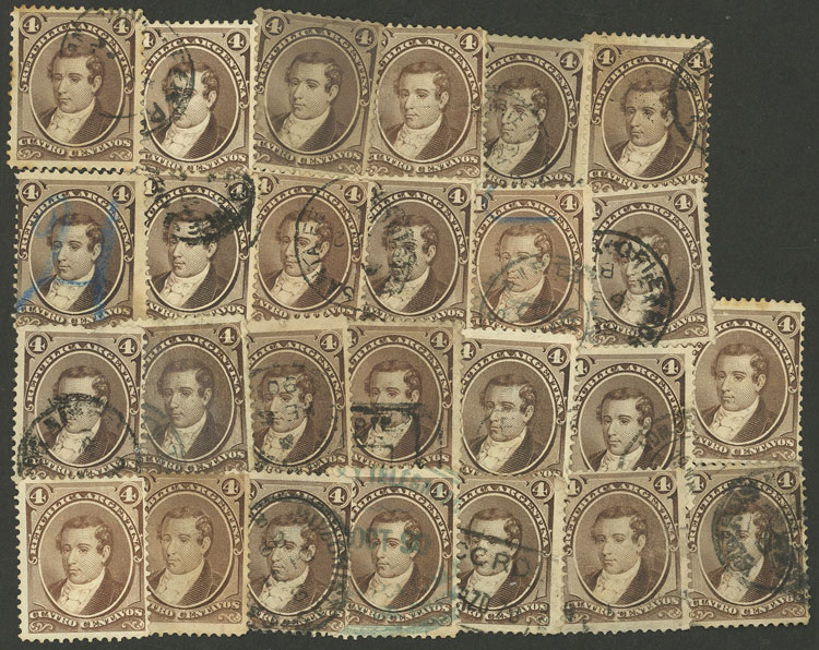 Lot 178 - Argentina general issues -  Guillermo Jalil - Philatino Auction # 2348 ARGENTINA: General auction with material of all periods, including rarities