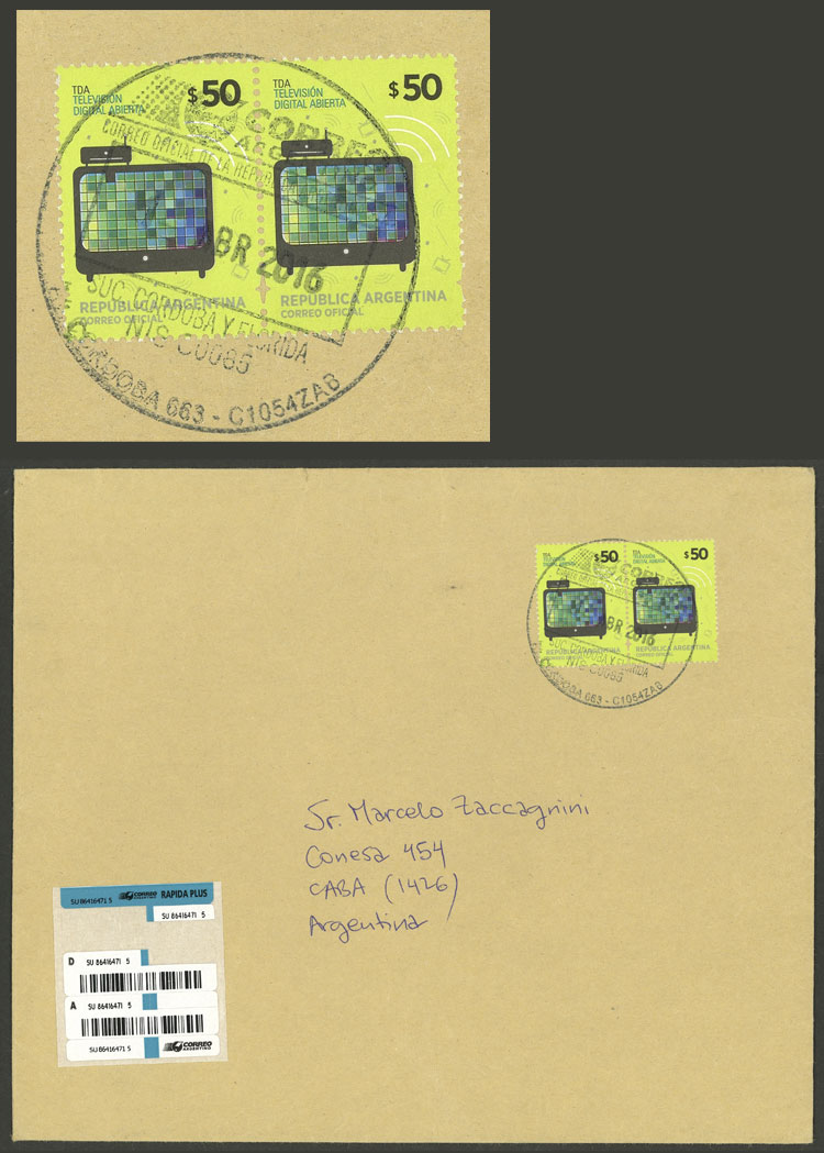 Lot 1484 - Argentina postal history -  Guillermo Jalil - Philatino Auction # 2348 ARGENTINA: General auction with material of all periods, including rarities