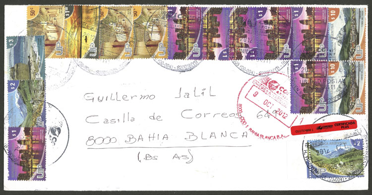 Lot 1483 - Argentina postal history -  Guillermo Jalil - Philatino Auction # 2348 ARGENTINA: General auction with material of all periods, including rarities