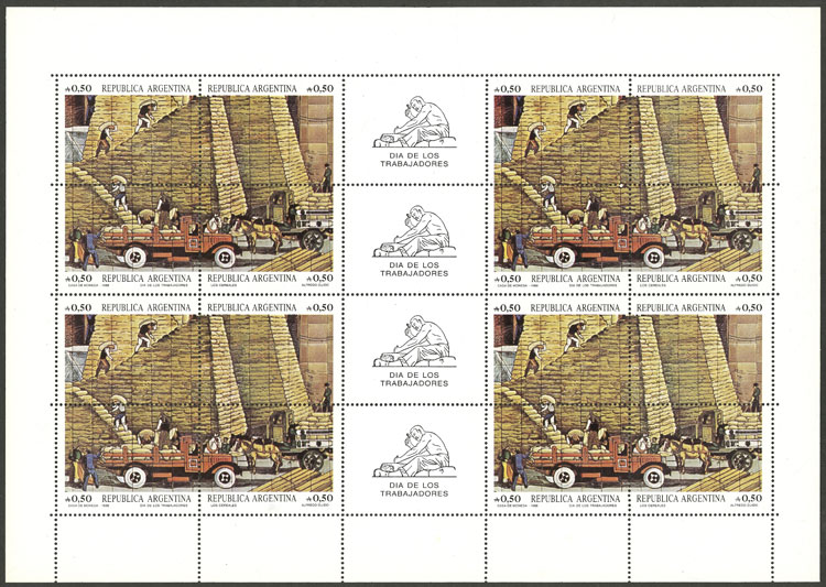 Lot 989 - Argentina general issues - Guillermo Jalil - Philatino Auction # 2348 ARGENTINA: General auction with material of all periods, including rarities Lot 989 - Argentina general issues - Guillermo Jalil - Philatino Auction # 2348 ARGENTINA: General auction with material of all periods, including rarities