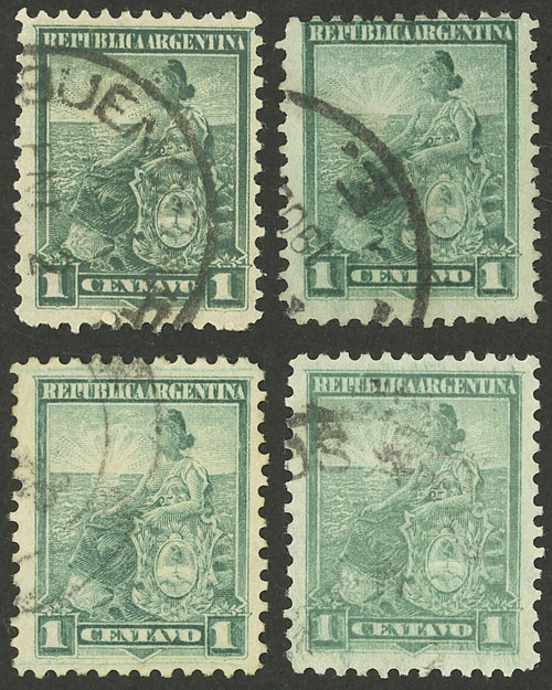 Lot 300 - Argentina general issues -  Guillermo Jalil - Philatino Auction # 2348 ARGENTINA: General auction with material of all periods, including rarities