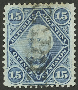 Lot 190 - Argentina general issues -  Guillermo Jalil - Philatino Auction # 2348 ARGENTINA: General auction with material of all periods, including rarities