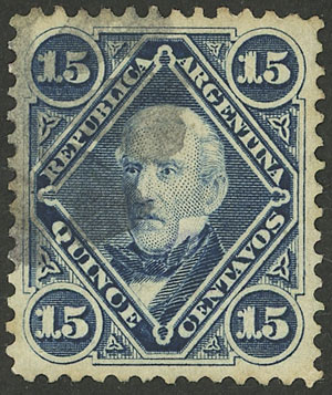 Lot 188 - Argentina general issues -  Guillermo Jalil - Philatino Auction # 2348 ARGENTINA: General auction with material of all periods, including rarities