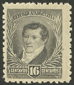 Lot 282 - Argentina general issues -  Guillermo Jalil - Philatino Auction # 2348 ARGENTINA: General auction with material of all periods, including rarities