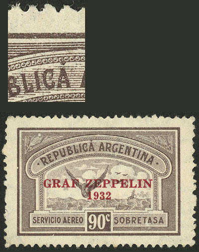 Lot 461 - Argentina general issues -  Guillermo Jalil - Philatino Auction # 2348 ARGENTINA: General auction with material of all periods, including rarities