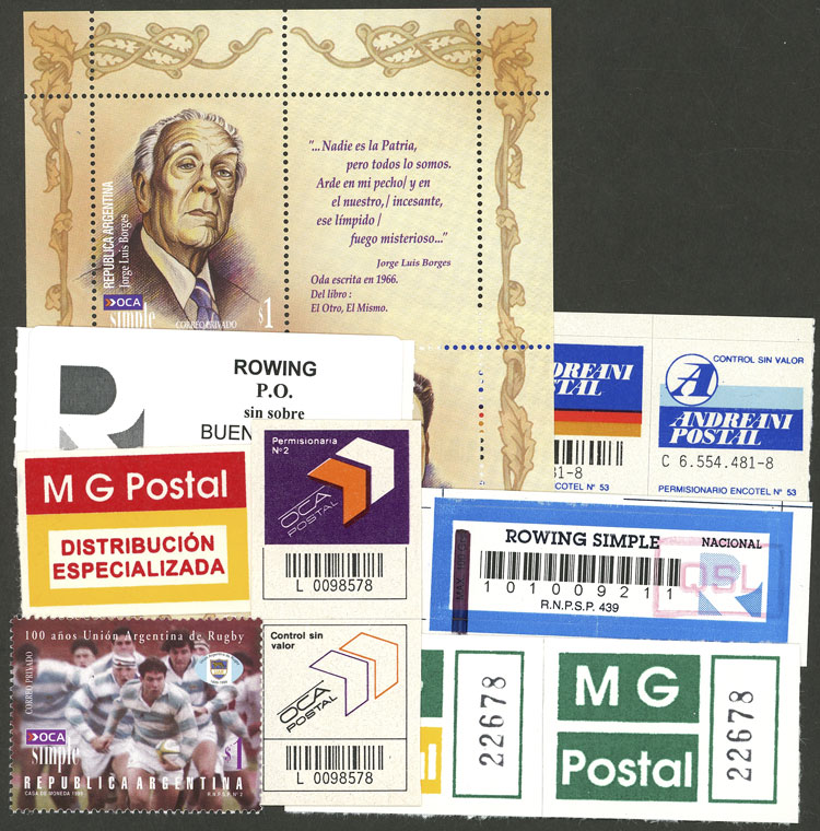 Lot 1302 - Argentina private posts - Guillermo Jalil - Philatino Auction # 2348 ARGENTINA: General auction with material of all periods, including rarities Lot 1302 - Argentina private posts - Guillermo Jalil - Philatino Auction # 2348 ARGENTINA: General auction with material of all periods, including rarities