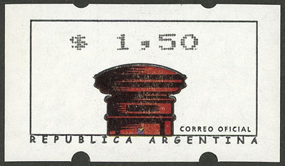 Lot 1297 - Argentina variable value stamps -  Guillermo Jalil - Philatino Auction # 2348 ARGENTINA: General auction with material of all periods, including rarities