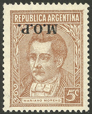 Lot 1222 - Argentina official stamps - Guillermo Jalil - Philatino Auction # 2348 ARGENTINA: General auction with material of all periods, including rarities Lot 1222 - Argentina official stamps - Guillermo Jalil - Philatino Auction # 2348 ARGENTINA: General auction with material of all periods, including rarities