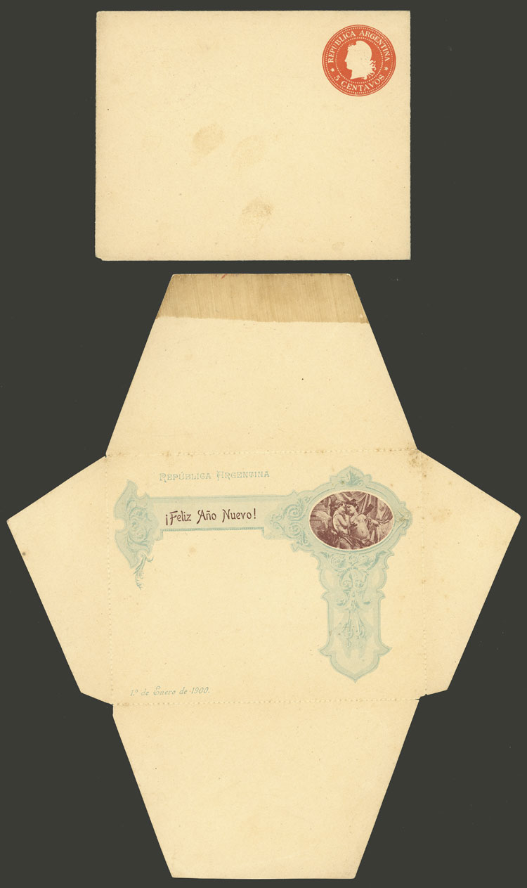 Lot 1321 - Argentina Postal stationery - Guillermo Jalil - Philatino Auction # 2348 ARGENTINA: General auction with material of all periods, including rarities Lot 1321 - Argentina Postal stationery - Guillermo Jalil - Philatino Auction # 2348 ARGENTINA: General auction with material of all periods, including rarities