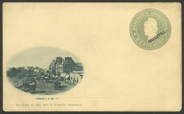 Lot 1332 - Argentina Postal stationery - Guillermo Jalil - Philatino Auction # 2348 ARGENTINA: General auction with material of all periods, including rarities Lot 1332 - Argentina Postal stationery - Guillermo Jalil - Philatino Auction # 2348 ARGENTINA: General auction with material of all periods, including rarities