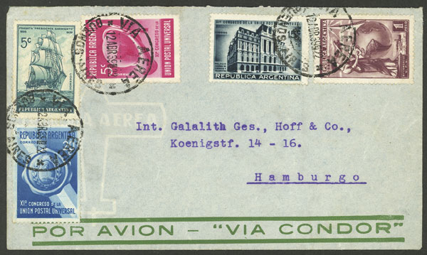 Lot 1373 - Argentina postal history - Guillermo Jalil - Philatino Auction # 2348 ARGENTINA: General auction with material of all periods, including rarities Lot 1373 - Argentina postal history - Guillermo Jalil - Philatino Auction # 2348 ARGENTINA: General auction with material of all periods, including rarities