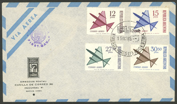 Lot 1086 - Argentina airmail - Guillermo Jalil - Philatino Auction # 2348 ARGENTINA: General auction with material of all periods, including rarities Lot 1086 - Argentina airmail - Guillermo Jalil - Philatino Auction # 2348 ARGENTINA: General auction with material of all periods, including rarities