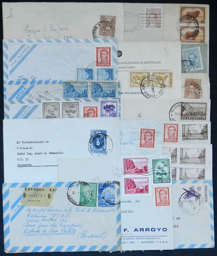 Lot 1391 - Argentina postal history -  Guillermo Jalil - Philatino Auction # 2348 ARGENTINA: General auction with material of all periods, including rarities