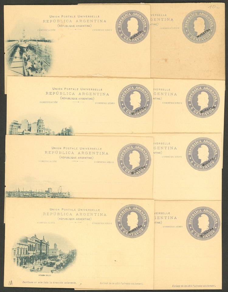 Lot 1335 - Argentina Postal stationery - Guillermo Jalil - Philatino Auction # 2348 ARGENTINA: General auction with material of all periods, including rarities Lot 1335 - Argentina Postal stationery - Guillermo Jalil - Philatino Auction # 2348 ARGENTINA: General auction with material of all periods, including rarities