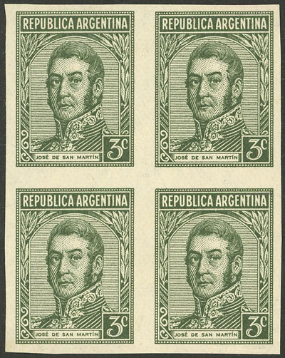 Lot 470 - Argentina general issues -  Guillermo Jalil - Philatino Auction # 2348 ARGENTINA: General auction with material of all periods, including rarities