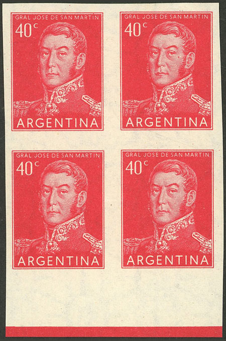 Lot 683 - Argentina general issues -  Guillermo Jalil - Philatino Auction # 2348 ARGENTINA: General auction with material of all periods, including rarities