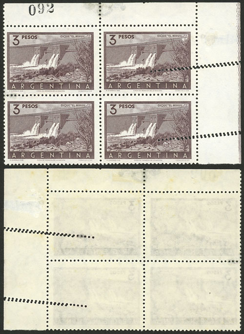 Lot 699 - Argentina general issues -  Guillermo Jalil - Philatino Auction # 2348 ARGENTINA: General auction with material of all periods, including rarities