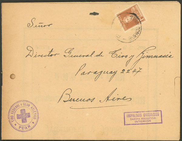 Lot 1367 - Argentina postal history - Guillermo Jalil - Philatino Auction # 2348 ARGENTINA: General auction with material of all periods, including rarities Lot 1367 - Argentina postal history - Guillermo Jalil - Philatino Auction # 2348 ARGENTINA: General auction with material of all periods, including rarities
