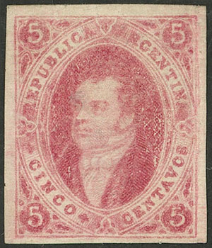 Lot 160 - Argentina rivadavias -  Guillermo Jalil - Philatino Auction # 2348 ARGENTINA: General auction with material of all periods, including rarities
