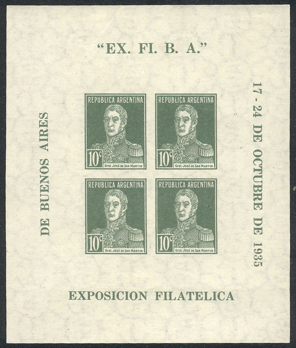 Lot 1091 - Argentina souvenir sheets - Guillermo Jalil - Philatino Auction # 2348 ARGENTINA: General auction with material of all periods, including rarities Lot 1091 - Argentina souvenir sheets - Guillermo Jalil - Philatino Auction # 2348 ARGENTINA: General auction with material of all periods, including rarities