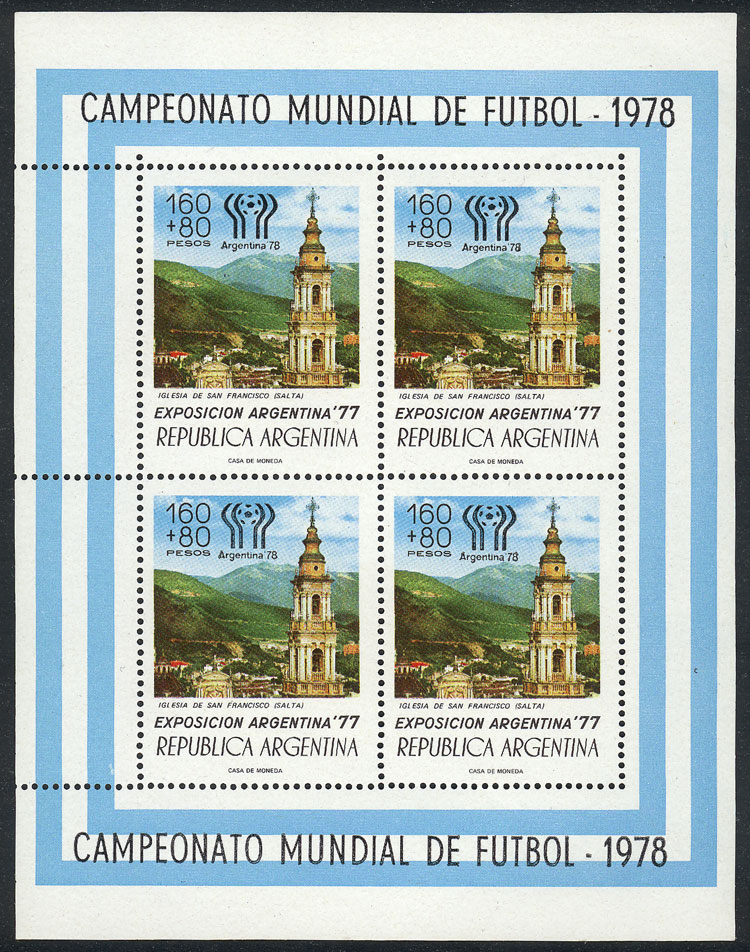 Lot 1118 - Argentina souvenir sheets - Guillermo Jalil - Philatino Auction # 2348 ARGENTINA: General auction with material of all periods, including rarities Lot 1118 - Argentina souvenir sheets - Guillermo Jalil - Philatino Auction # 2348 ARGENTINA: General auction with material of all periods, including rarities