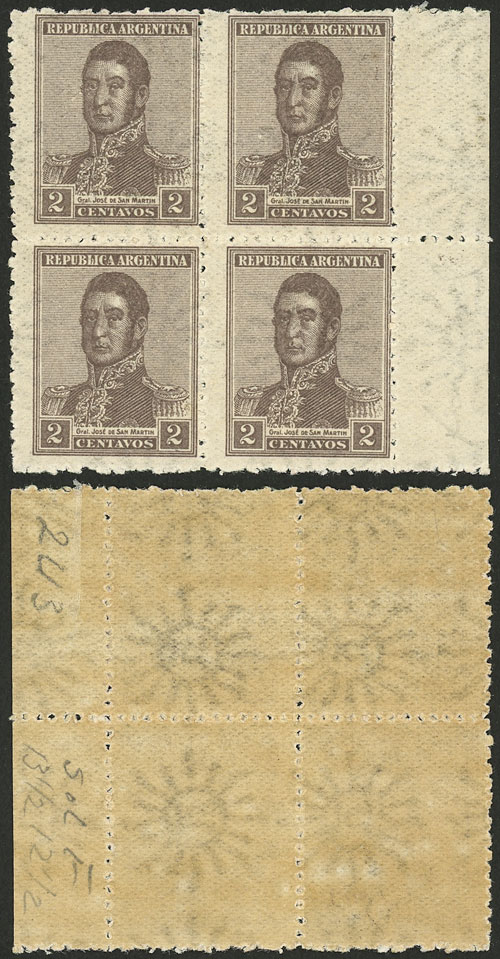 Lot 392 - Argentina general issues - Guillermo Jalil - Philatino Auction # 2348 ARGENTINA: General auction with material of all periods, including rarities Lot 392 - Argentina general issues - Guillermo Jalil - Philatino Auction # 2348 ARGENTINA: General auction with material of all periods, including rarities