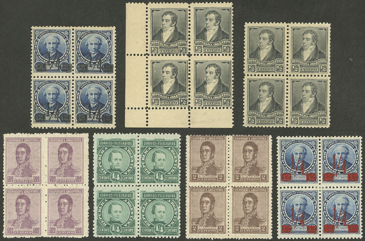 Lot 1491 - Argentina Lots and Collections -  Guillermo Jalil - Philatino Auction # 2348 ARGENTINA: General auction with material of all periods, including rarities