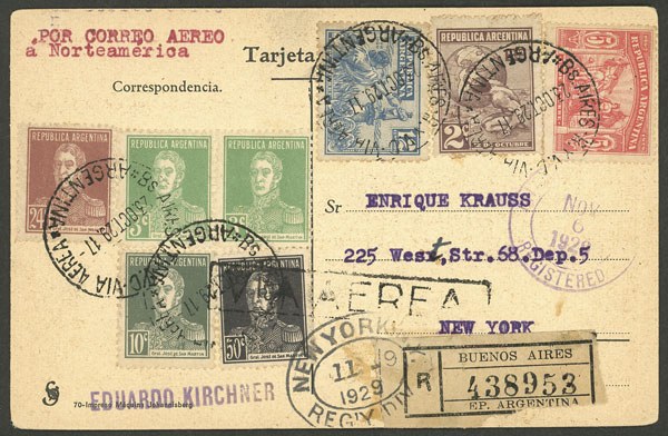 Lot 1361 - Argentina postal history - Guillermo Jalil - Philatino Auction # 2348 ARGENTINA: General auction with material of all periods, including rarities Lot 1361 - Argentina postal history - Guillermo Jalil - Philatino Auction # 2348 ARGENTINA: General auction with material of all periods, including rarities