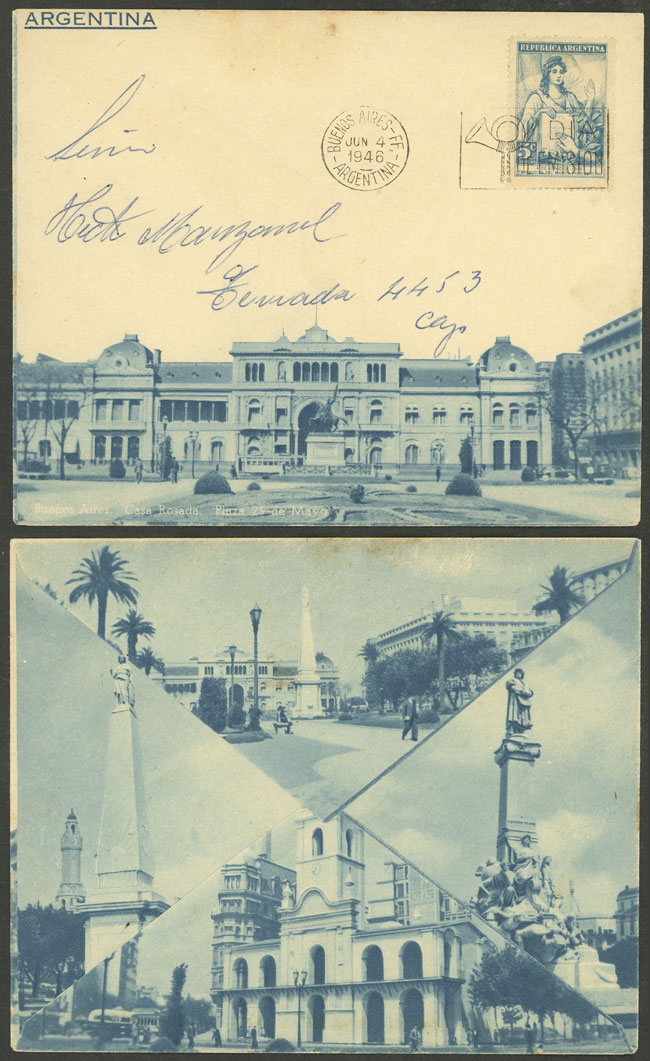 Lot 1392 - Argentina postal history -  Guillermo Jalil - Philatino Auction # 2348 ARGENTINA: General auction with material of all periods, including rarities