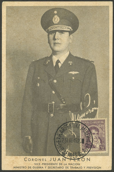Lot 1388 - Argentina postal history -  Guillermo Jalil - Philatino Auction # 2348 ARGENTINA: General auction with material of all periods, including rarities