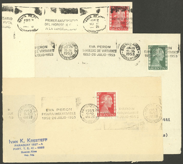 Lot 1413 - Argentina postal history -  Guillermo Jalil - Philatino Auction # 2348 ARGENTINA: General auction with material of all periods, including rarities