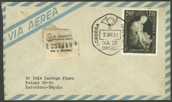 Lot 645 - Argentina general issues - Guillermo Jalil - Philatino Auction # 2348 ARGENTINA: General auction with material of all periods, including rarities Lot 645 - Argentina general issues - Guillermo Jalil - Philatino Auction # 2348 ARGENTINA: General auction with material of all periods, including rarities