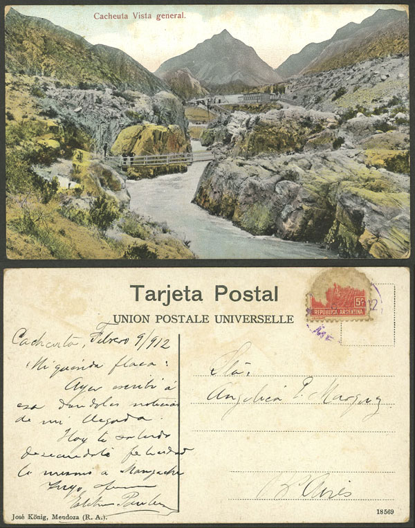 Lot 1526 - Argentina postcards - Guillermo Jalil - Philatino Auction # 2348 ARGENTINA: General auction with material of all periods, including rarities Lot 1526 - Argentina postcards - Guillermo Jalil - Philatino Auction # 2348 ARGENTINA: General auction with material of all periods, including rarities