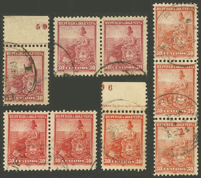 Lot 310 - Argentina general issues - Guillermo Jalil - Philatino Auction # 2348 ARGENTINA: General auction with material of all periods, including rarities Lot 310 - Argentina general issues - Guillermo Jalil - Philatino Auction # 2348 ARGENTINA: General auction with material of all periods, including rarities