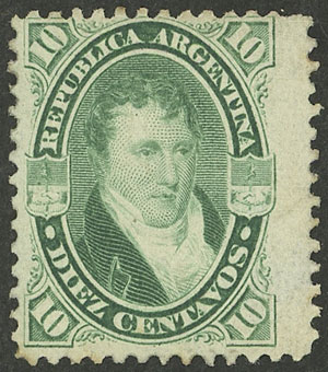 Lot 184 - Argentina general issues -  Guillermo Jalil - Philatino Auction # 2348 ARGENTINA: General auction with material of all periods, including rarities