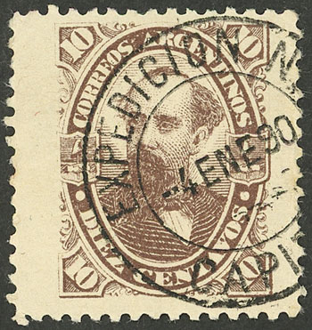 Lot 228 - Argentina general issues -  Guillermo Jalil - Philatino Auction # 2348 ARGENTINA: General auction with material of all periods, including rarities