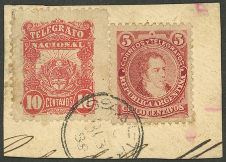 Lot 242 - Argentina general issues -  Guillermo Jalil - Philatino Auction # 2348 ARGENTINA: General auction with material of all periods, including rarities
