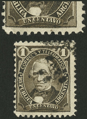 Lot 238 - Argentina general issues -  Guillermo Jalil - Philatino Auction # 2348 ARGENTINA: General auction with material of all periods, including rarities