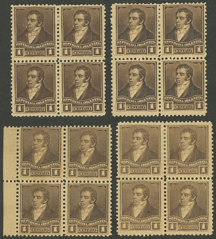 Lot 267 - Argentina general issues - Guillermo Jalil - Philatino Auction # 2348 ARGENTINA: General auction with material of all periods, including rarities Lot 267 - Argentina general issues - Guillermo Jalil - Philatino Auction # 2348 ARGENTINA: General auction with material of all periods, including rarities