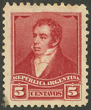 Lot 292 - Argentina general issues -  Guillermo Jalil - Philatino Auction # 2348 ARGENTINA: General auction with material of all periods, including rarities