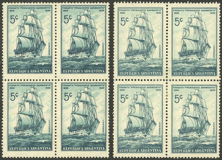 Lot 556 - Argentina general issues -  Guillermo Jalil - Philatino Auction # 2348 ARGENTINA: General auction with material of all periods, including rarities